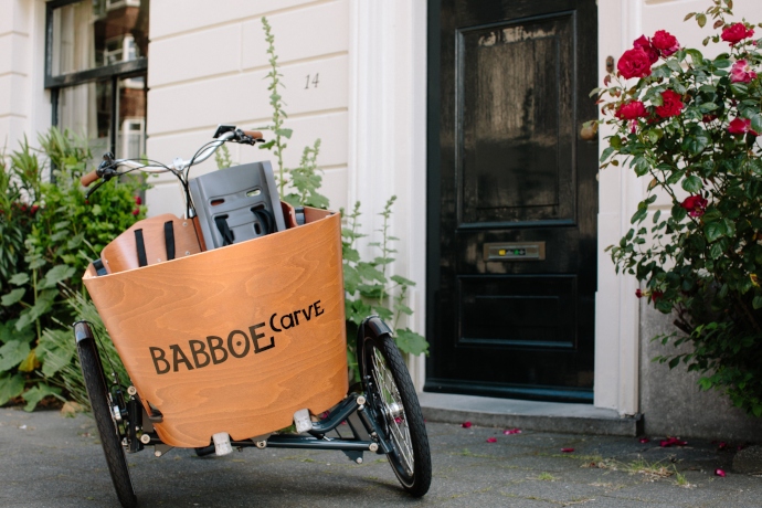 La bâche de protection pour vélo cargo Babboe dispo sur Cyclable.com