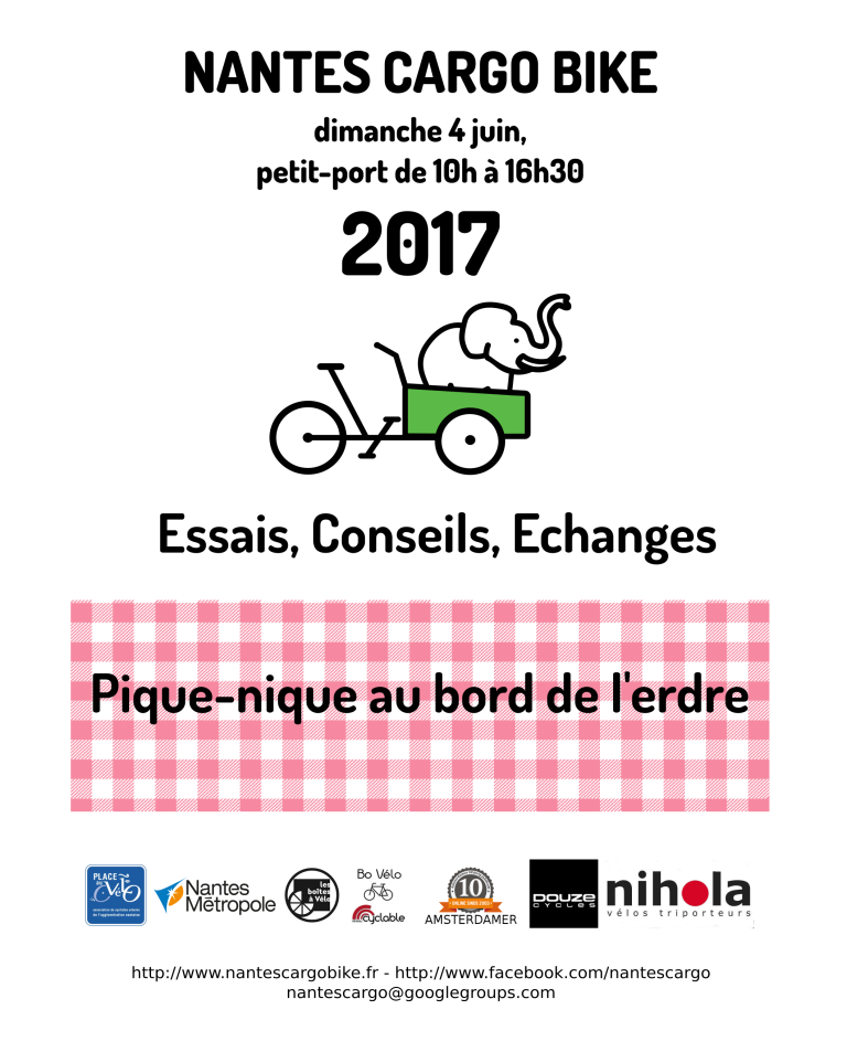 Participez au Nantes Cargo Bike Meeting 2017 !