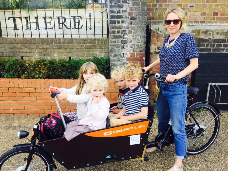 Vélo cargo pour la famille