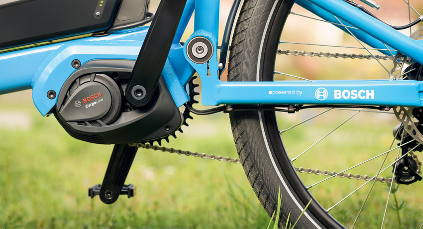 Bosch développe une motorisation pour les vélos cargos !